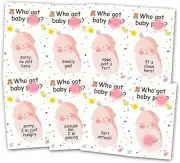 38 Pieces Baby Shower Scratch off Game Funny Raffle Cards Baby Shower Party G...