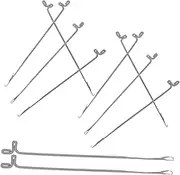 OFFIGAM 10Pcs Metal Beading Needle Reusable Jewelry Making Tool Fine Hook Design for Beads for Crafting and DIY Projects