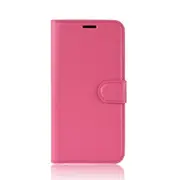 For Xiaomi Redmi Note 8 Pro Litchi Texture Horizontal Flip Leather Case with Wallet & Holder & Card Slots(Rose red)