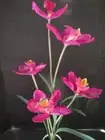 Artificial fuchsia cymbidium orchid decoration