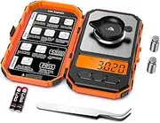 ORIA Digital Pocket Scale, 50g/0.001g Professional Milligram Scale, Portable Kitchen Scale with 6 Units, Calibration Weight, Backlight, Tare Function, Mini Scale for Food,Tablets, Jewelry -Orange
