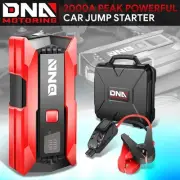 2000A Peak Amps Portable Power Bank Charger Car Battery Jump Starter Booster