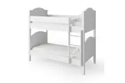 Camira Solid Pine Arched Bedhead Bunk Bed - White