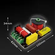 200W 2 Way HiFi Speaker Frequency Dividers 2800Hz for Aurelia Speaker Audio Crossover Filter Home T As Shown