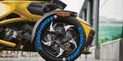 Can-Am Tire Lettering SPYDER PERMANENT Sticker MOTORCYCLE Full SET Fast Shipping