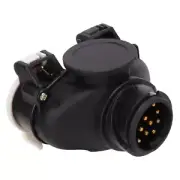 13 Pin To 7 Pin Trailer Plug Adapter Dual Socket Plug Conversion Adapter