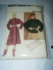WOMENS UNCUT BUTTERICK 4506 Sewing Pattern WRAP WINTER COAT JACKET SIZE 12 34"