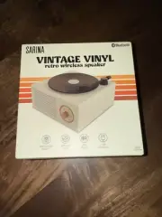 Vintage Vinyl Retro Wireless Portable Bluetooth Speaker Green NEW IN BOX