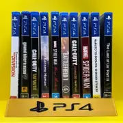 Sony Playstation 4 PS4 10 Game Holder Display Stand Gold and Black Accessory