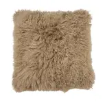 [James Lane] Mongolian Fur Cushion Mushroom - 55cm x 55cm