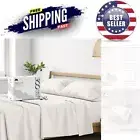 Soft & Lightweight Twin Bedding Set - 500 Thread Count Cooling Cotton Sheets