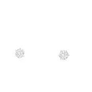 Bevilles 8mm Stud Earrings with Cubic Zirconia in Sterling Silver