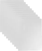 10 Pcs A4 Paper File Folder, Two Pocket Folders A4 Cardboard Folders with Cards Slot, 300gsm Square Cut Folder, Presentation Document Folder, Paper Portfolio for Office Home School, 31x23cm (White)