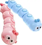 JOINPAYA 2pcs Wind Up Caterpillar Adorable Animal Plaything for Engaging Without Batteries Encourages Active Play for Interactive Fun