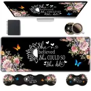 Ergonomic Keyboard Wrist Rest & Mouse Pad Wrist Rest Set, 31.5"x 11.8" Large ...