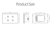 Convenient Control WiFi Smart Light Switch for Remote Lighting Management