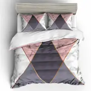 3D Geometry Marble texture Quilt Cover Set Bedding Set Pillowcases
