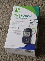 One Touch Ultra Plus Flex Meter Blood Glucose Monitoring System. Blood Sugar