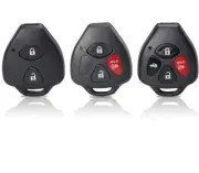 Remote Car Key Fob Case Shell Replacement without Key Blade for Toyota Corolla