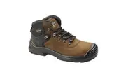 Grafters Mens Super Wide EEEE Fitting Safety Boots (Dark Brown) - UTDF1320