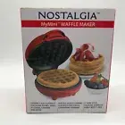 Nostalgia "MyMini" Waffle Maker. Red
