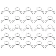 25 Pcs Fuel Line Hose Tubing Spring Clips 7.5mm Water Pipe Spring Clip Clamps