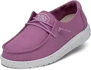 [Hey Dude] Girls' Wendy Youth Slub Canvas Moc Toe Shoes