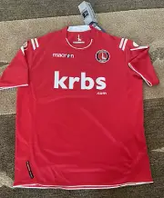 Macron Charlton Athletic F.C. home soccer jersey NWT England ELF league One
