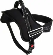 Big Dog Soft No Pull Harness Padded ( Black, Medium)