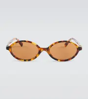 [Miu Miu] Miu Miu Miu Regard oval sunglasses One Size neutrals