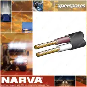 Narva 15A 4mm Twin Core Sheathed Cable 100M Brown/White with Black Sheath