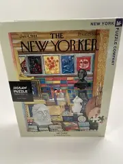 The New Yorker ART SHOP 1000 Piece Puzzle NY Puzzle Co. 19" x 27" Cover 1964 New