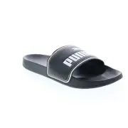Puma Leadcat FTR 37227601 Mens Black Synthetic Slides Slip On Sandals Shoes Sz 7