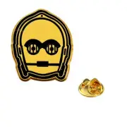 STAR WARS | C-3PO Robot Droid Gold Lapel Pin Badge Brooch | FREE UK POSTAGE