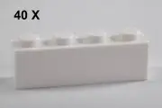 LEGO® White Brick 1 x 4 MOC parts 3010 - 40 pcs
