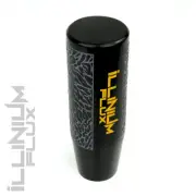 ILLINIUM FLUX YELLOW PAINTED BLACK ELEPHANT DRIFT MANUAL SHIFT KNOB 10X1.25 K61