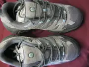 Merrell Women's Moab 2 Size 10W Waterproof Hiking Trail Shoes Drizzle/Mint NEW!