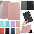 Fr Samsung Galaxy Tab S10 S9 Plus 11" 12.4" Tablet Flip Leather Case Smart Cover