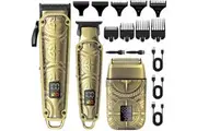Hatteker Professional Hair Clippers for Men 3 in 1 Hair Trimmer Beard Trimmer Electric Shavers Razor for Men Cordless Rechargeable Barber Clipper Multipurpose Grooming Kit LED Display