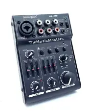 Bluetooth Pro DJ Home Studio Musician 3 CH Mini Audio Mixer Mic XLR RCA USB EQ