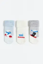 3-pack Anti Slip Socks