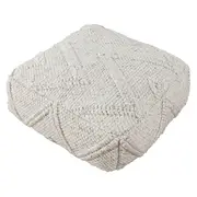 [Sleeping Giant] Marselle Pouf Ivory - 70cm x 70cm x 30cm