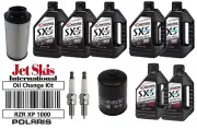 Polaris RZR XP 4 1000 XP1000 Synthetic Oil Change Kit NGK Plugs Oil & Air Filter