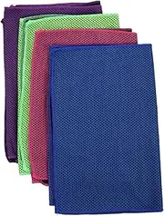 NOLITOY 4Pcs Outdoor Sports Cooling Towels Ice Wipe Towels for Exercise Gym Running Camping Lightweight Quick Dry Towels