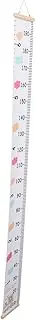 BESPORTBLE Train Pattern Growth Chart Art Hanging Ruler for Height Measurement Adorable Wall Decal for Boys Nursery Decor Canvas Design for Tracking Growth