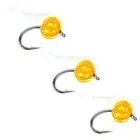 Premium Egg Fishing Lure- Milk Egg- 3 Pack - Hook Size 14 - Fly Fishing Egg Fly