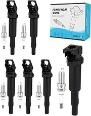 TAUTOY UF592 Ignition Coil Pack Spark Plug 3.0L 2006-2013 For BMW 128i 325xi 328i 328i xDrive 328xi 330i 330xi 525xi 528i 528i 530i 530xi X3 X5 Z4,6 PCS