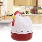 Hen Shape Kitchen Cooking Timer Mechanical Countdown Clock Alarm Reminder