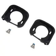 Cleat Cover Bicycle Pedal 1 Pair ABS For Cleat Maintenance Silver + Black