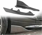 Carbon Fiber Side Skirts Compatible for BMW M2 F87 M2C Car Door Winglets 2016-2020 Competition Canards Apron Exterior Automotor Parts